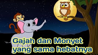 GAJAH DAN MONYET YANG SAMA HEBATNYA [upl. by Gylys]