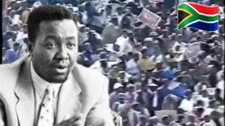 Peter Mokaba chanting South African struggle songs [upl. by Salvidor]