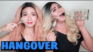 Drunk Make Up Challenge with Angel Dei TAGAY PA MAMSH [upl. by Atinnod]