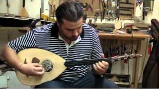 Alexandros Kapsokavadis playing steel string lavta of Dimitris Rapakousios [upl. by Selrac226]