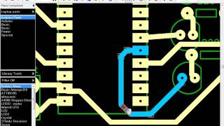 Using diptrace  PCB layout  Designing the board [upl. by Heck]