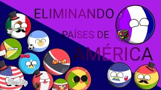 Eliminado países de América serie completa  1000subs coutriballs viral humor suscribete video [upl. by Letsyrc]