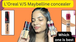 Maybelline Age Rewind vs LOréal Infallible Concealer My Honest Review [upl. by Dombrowski]