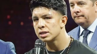 Jaime Munguia FULL POSTFIGHT vs Canelo • BRUTALLY HONEST on what went wrong REMATCH amp MORE [upl. by Ellenej]