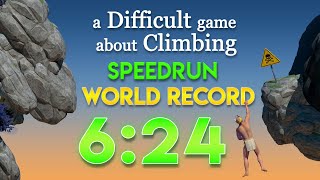 A Difficult Game About Climbing Speedrun in 624 [upl. by Signe]