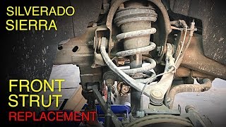 SilveradoSierra Front Shock Strut Replacement 20142018 [upl. by Bowie]