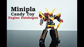 Review MINIPLA CANDYTOY Daishogun 炎神大将軍 [upl. by Nevarc92]