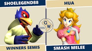 DTD Opener Winners Semis  Shoelegend88 Falco vs Hua Peach SSBM Singles [upl. by Hamas]