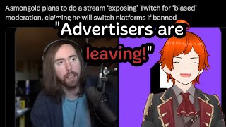 Adpocalypse INCOMING  Reacting to quotRegarding The Asmongold Situationquot [upl. by Qulllon163]