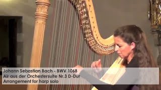 Air  Johann Sebastian Bach Silke Aichhorn  Harfe  Harp [upl. by Anua]