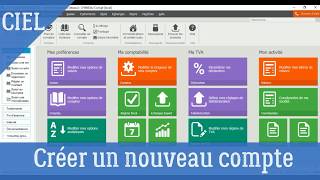 Création dun compte comptable dans Ciel Comptabilité [upl. by Jobyna]