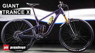 The Quintessential Trail Bike 2024 Giant Trance X First Look [upl. by Ennoval]