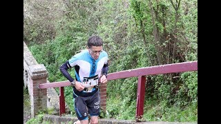 Trail de lEstuaire 2 018 montée des marches à Houlgate [upl. by Cross]