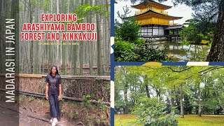 Exploring Saga Arashiyama amp Kinkakuji  Vlog 9  Madarasi in Japan [upl. by Artied]