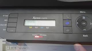 Samsung Xpress C460FW reset contatore transfer belt Reset counter [upl. by Okiron]