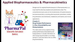 Chapter 8 Drug Product Performance In Vivo Bioavailability and Bioequivalence [upl. by Ginsburg]