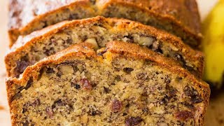 Easy Banana Bread Recipe  Banana Cake [upl. by Spears]