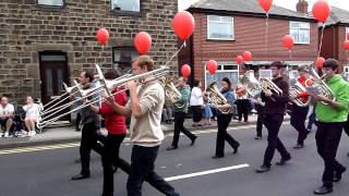 Whit Friday Band Contest 2014  99 Red Balloons by the Berlin Concert Brass Band in Greenfield [upl. by Arymas]