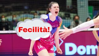 Unora di Felicità feat Dana Rettke  Lega Volley Femminile [upl. by Nofets]