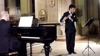 G Fauré  Sicilienne for flute and piano  JC Sampson VRigot [upl. by Haden]