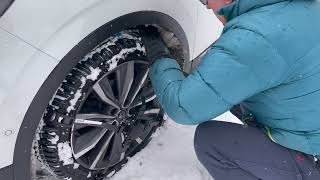 Best Snow Chains  Review and Fitting the Rud Centrax [upl. by Pippo]