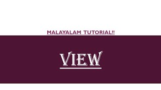 View  Views in SQL  Views in DBMS  SQL  Malayalam Tutorial [upl. by Leoy900]