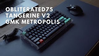 Obliterated75 Clear PC Sound Test  C3 Tangerine V2 67g  GMK Metropolis [upl. by Kurman]