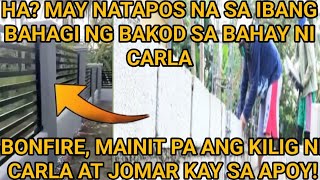 MAY BAHAGI NA PALA SA BAKOD NA TAPOS NA TOTOO BA JOMSKARL MA INIT PA SA BONFIREKALINGAP RAB VLOG [upl. by Oedama92]