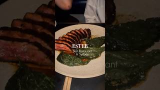 The Best Restaurant I have ever had in Sydney 🇦🇺  Ester sydneyrestaurant [upl. by Schuyler64]