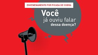 Envenenamento por picada de cobra você já ouviu falar dessa doença [upl. by Mulcahy]