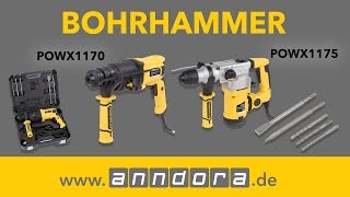 Preview Bohrhammer Varo POWX1170 POWX1175 [upl. by Bixler]