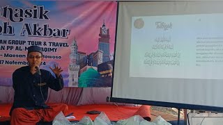 MATERI MANASIK UMROH OLEH KONSULTAN DAN MOTIVATOR PT ASH SHOFWAH GROUP [upl. by Adnilim]