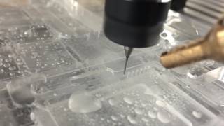 Drilling 06mm holes in PMMA [upl. by Champaigne]