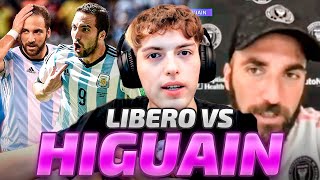 DAVOO XENEIZE REACCIONA AL LIBERO VS GONZALO HIGUAIN [upl. by Phedra715]