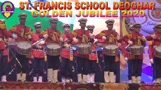 St Francis School Deoghar Golden Jubilee 2020 Brass Band [upl. by Eenal]