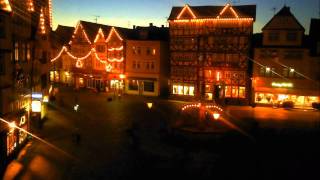 Marktplatz Butzbach weihnachtlich Timelapse [upl. by Hoj]