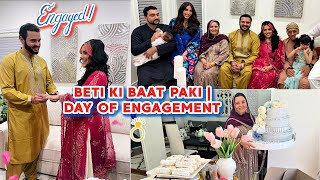 BETI KI BAAT PAKI  DAY OF ENGAGEMENT 👰‍♀️❤️ [upl. by Bork]