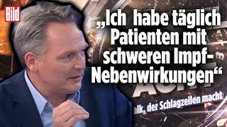 „Wir müssen über Nebenwirkungen der CoronaImpfung aufklären“  Gunter Frank bei Viertel nach Acht [upl. by Yalc11]