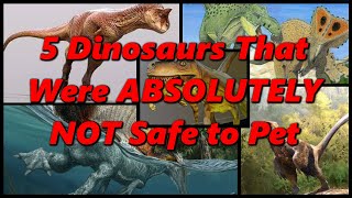 5 Dinosaurs That Were DEFINITELY NOT Safe to Pet 🦖 Prehistory in the Dark 🦖 [upl. by Dnomed]