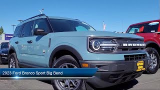 2023 Ford Bronco Sport Big Bend Sport Utility Sacramento Roseville Elk Grove Folsom Stockton [upl. by Yantruoc]