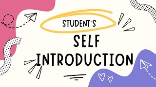 Self introduction in english  about yourself Student self introduction  dream Eyes dreameyes [upl. by Asenav]