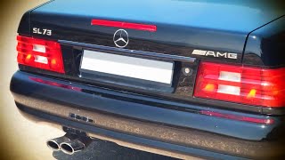 R129 MercedesBenz SL 73 AMG with M120 engine V12 1999 [upl. by Iew921]