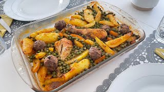 Poulet Rôti au Four avec Légumes  Un Plat Savoureux et Facile à Préparer [upl. by Nedlog]