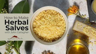 How to Make Herbal Salves with John Gallagher [upl. by Lejna]