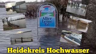 Hochwasser im Heidekreis  Dezember 2023 überschwemmung niedersachsen unwetter [upl. by Jarrett]