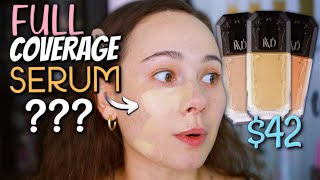 KVD Beauty Good Apple Serum Foundation Dry Skin Wear Test [upl. by Ybba875]