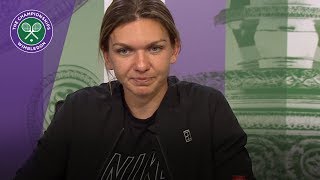 Wimbledon 2018 Simona Halep  The pressure is off [upl. by Samaj]