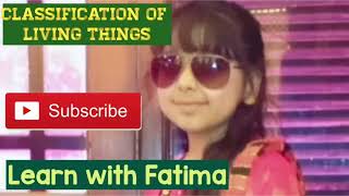 Classification of living things  Unit1Science  Class 5 Science education sciencefacts [upl. by Jyoti]