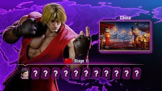 Street Fighter 6 Arcade Mode Ken Masters [upl. by Norihs]