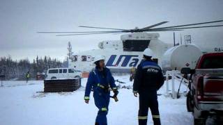 Biggest helicopter Utair MI26 Part 1 [upl. by Laurena876]